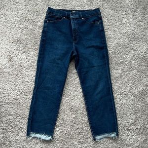 Express slim super high rise jeans